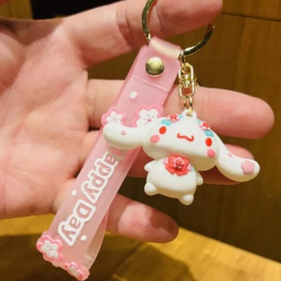 New Cinnamoroll Cherry Blossom Keychain/Bag Charm - Picture 5 of 5